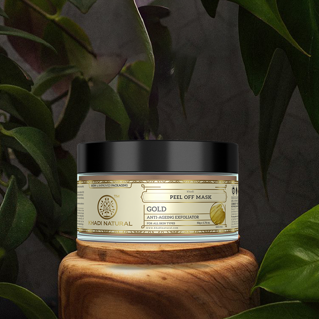 Khadi Natural Gold Peel Off Mask - 50gm