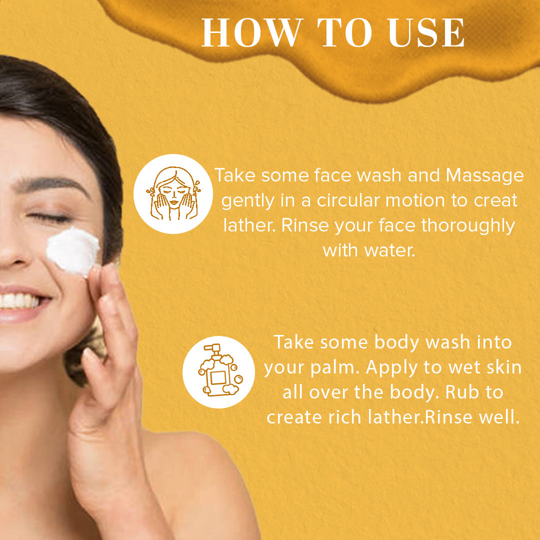 Khadi Natural Sandalwood & Honey Face Wash Combo Pack Of 2 - 210ml Each - Sale