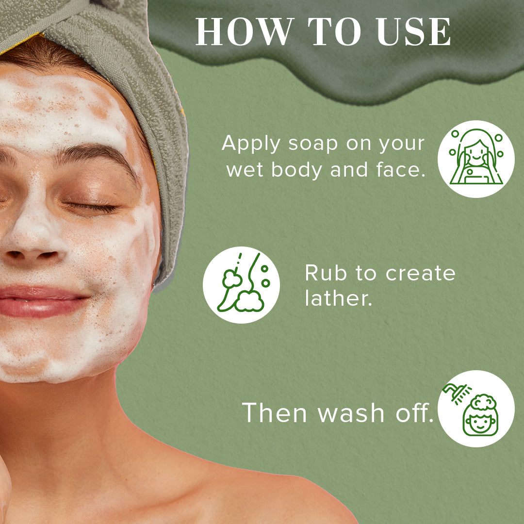 Khadi Natural Herbal Lemongrass Soap - 125gm