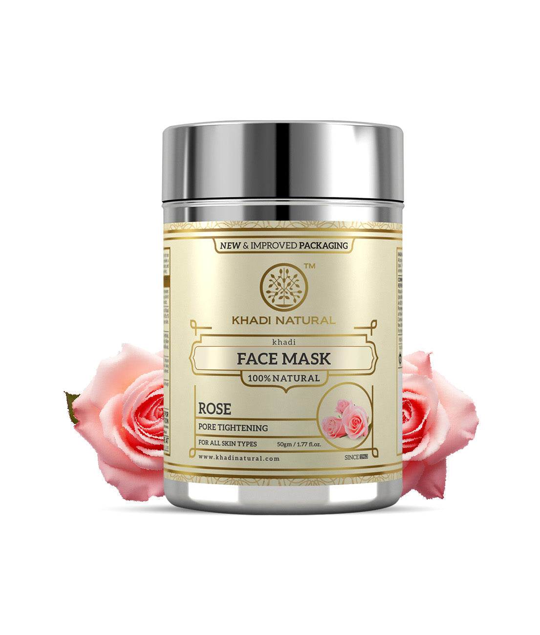 Khadi Natural Rose Face Mask - 50gm