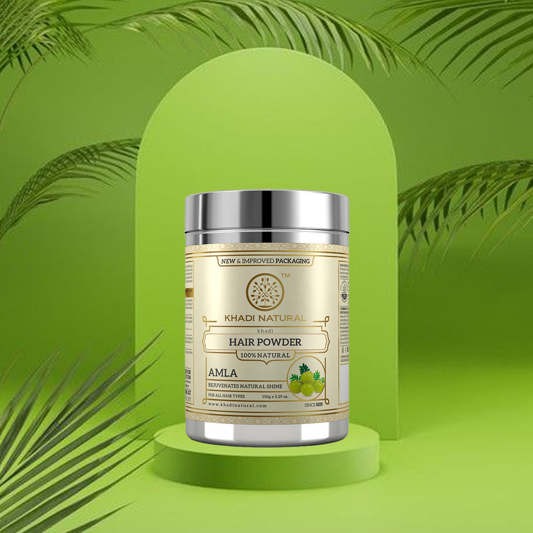 Khadi Natural Organic Amla Hair Color Powder - 150gm
