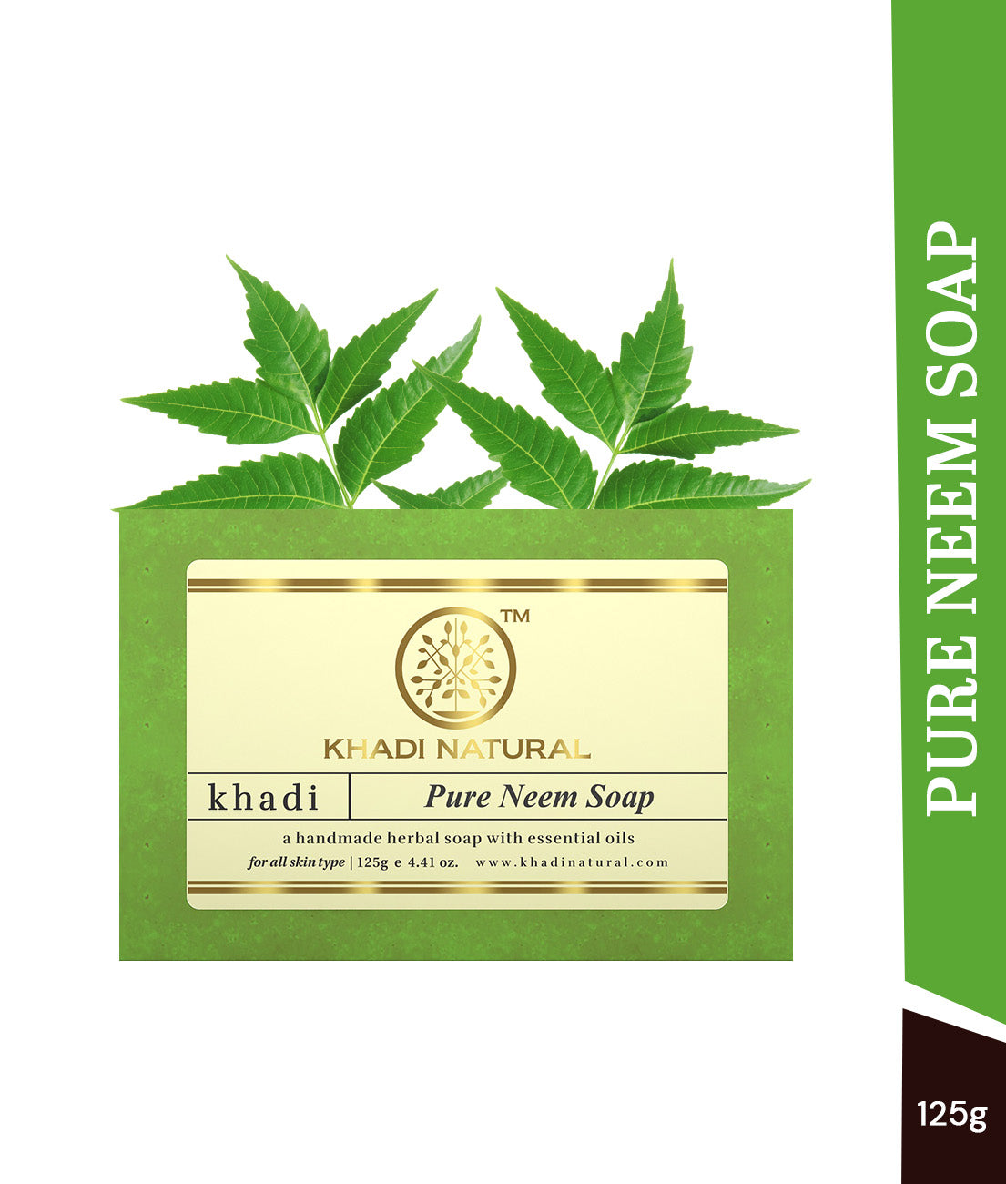 Khadi Natural Pure Neem Soap - 125gm