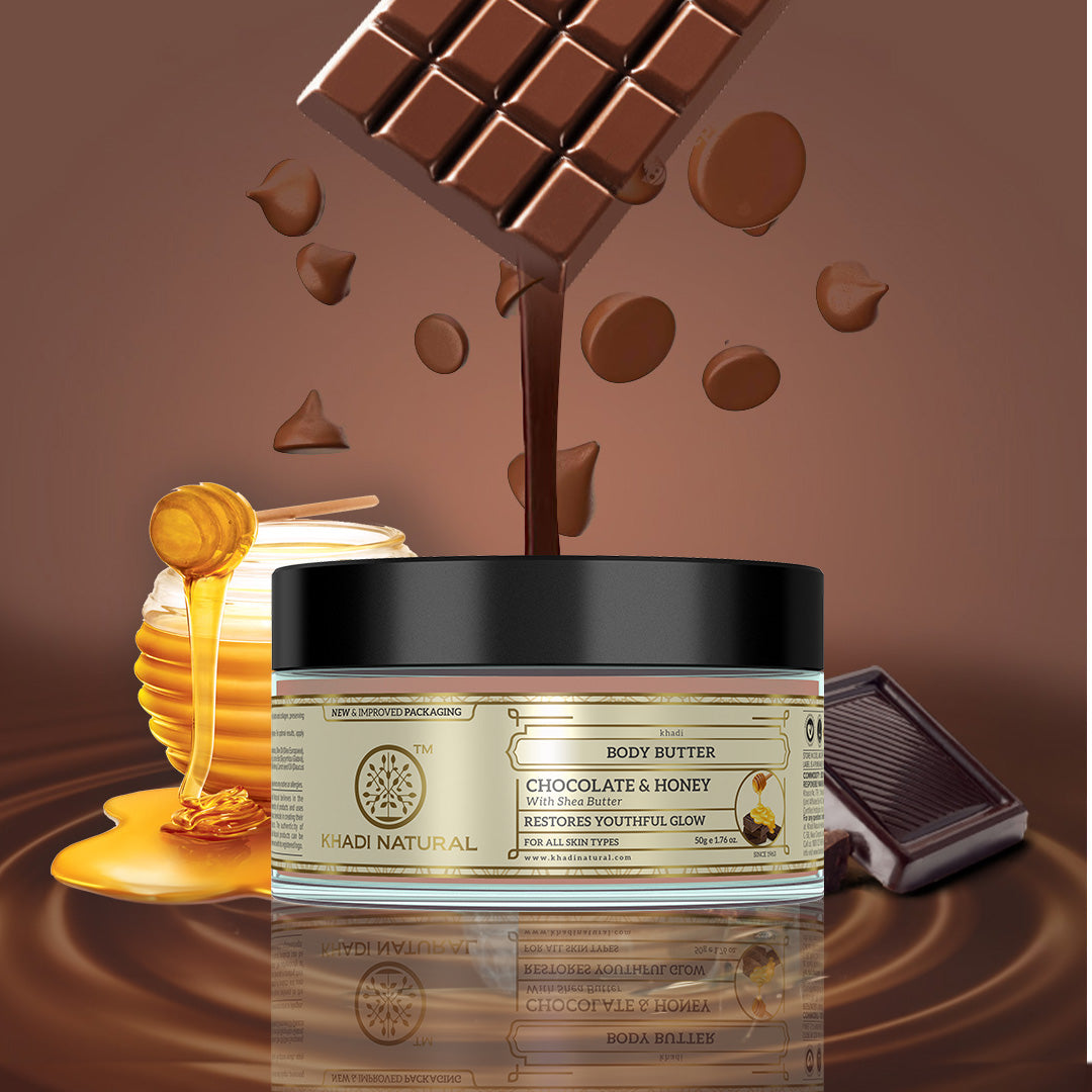Khadi Natural Chocolate Honey Body Butter - 50gm