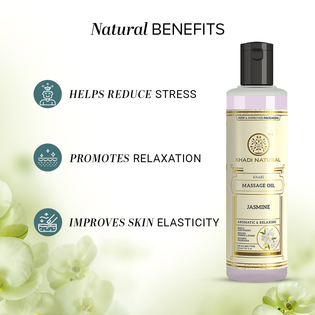 Khadi Natural Jasmine Massage Oil - 210ml