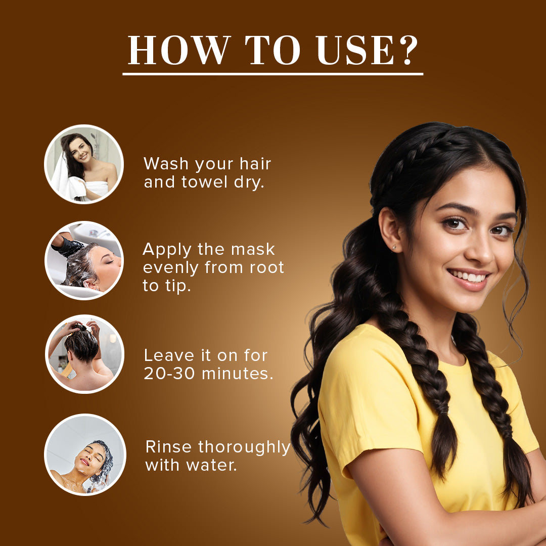 Khadi Natural Soy Protein Hair Mask - Powered Botanics - 200gm