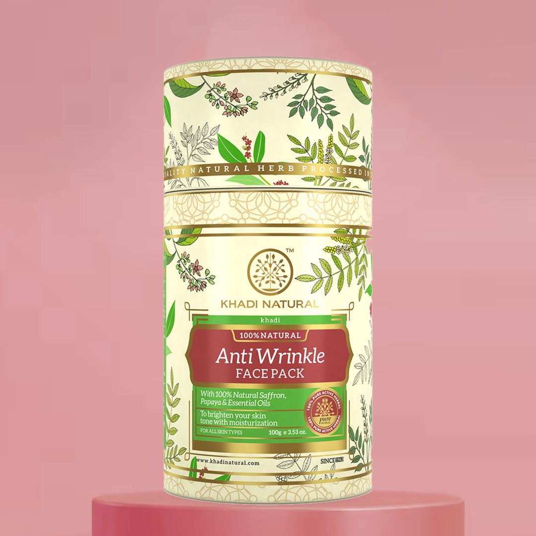 Khadi Natural Anti Wrinkle Face Pack - 50gm