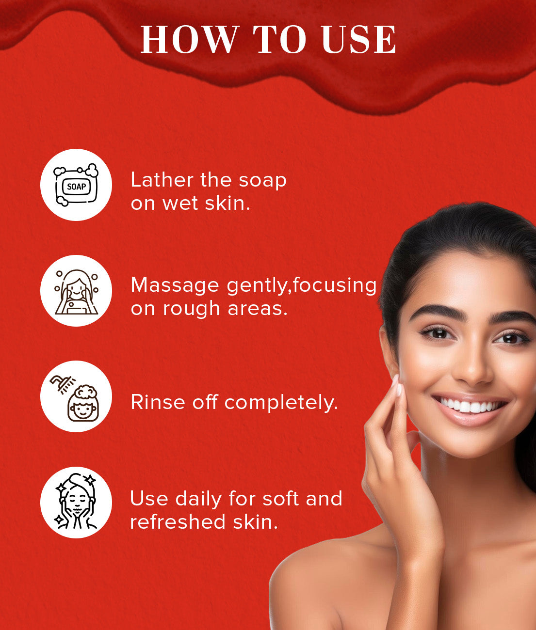 Khadi Natural Strawberry Soap - 125gm