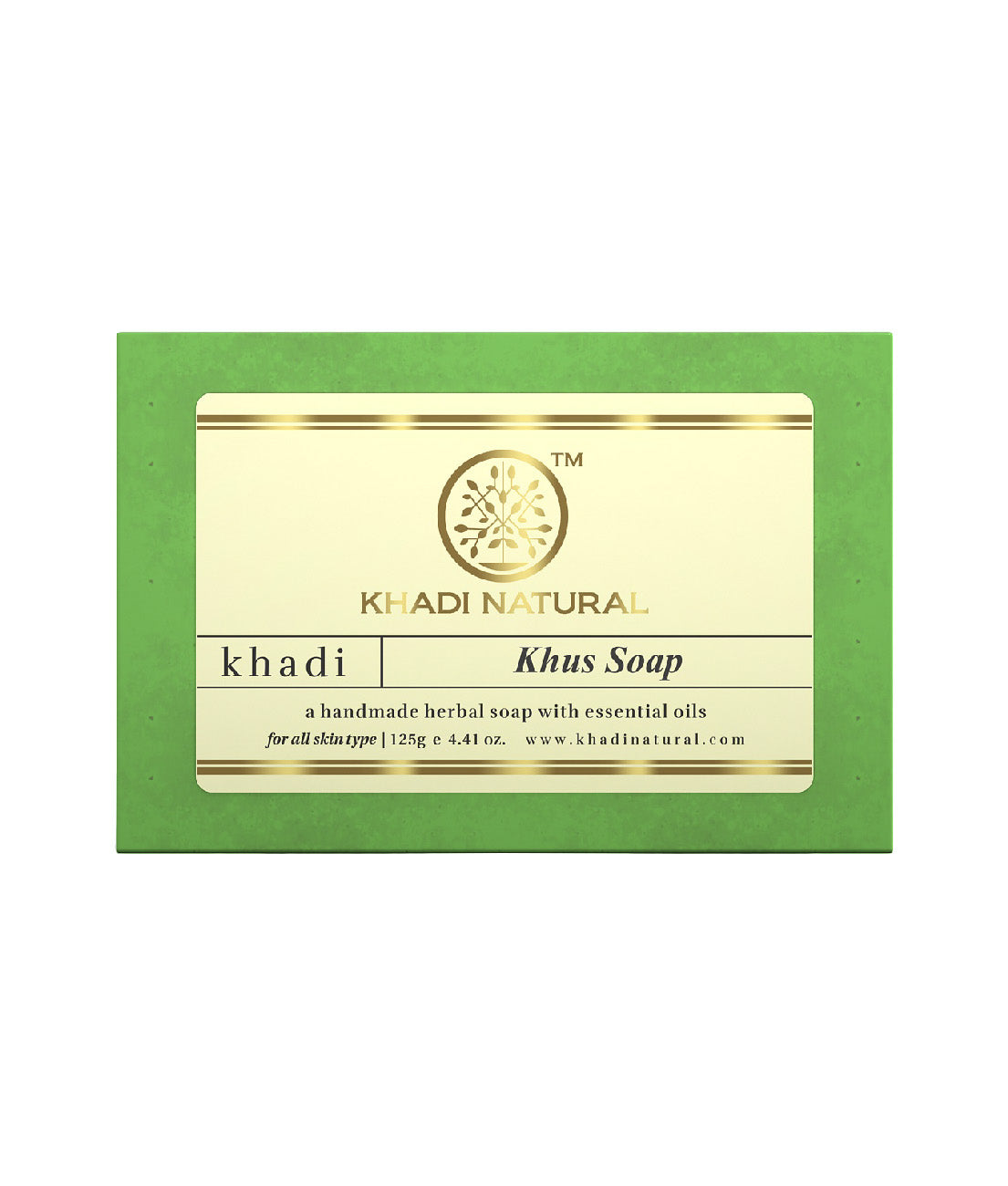 Khadi Natural Herbal Khus Soap - 125gm