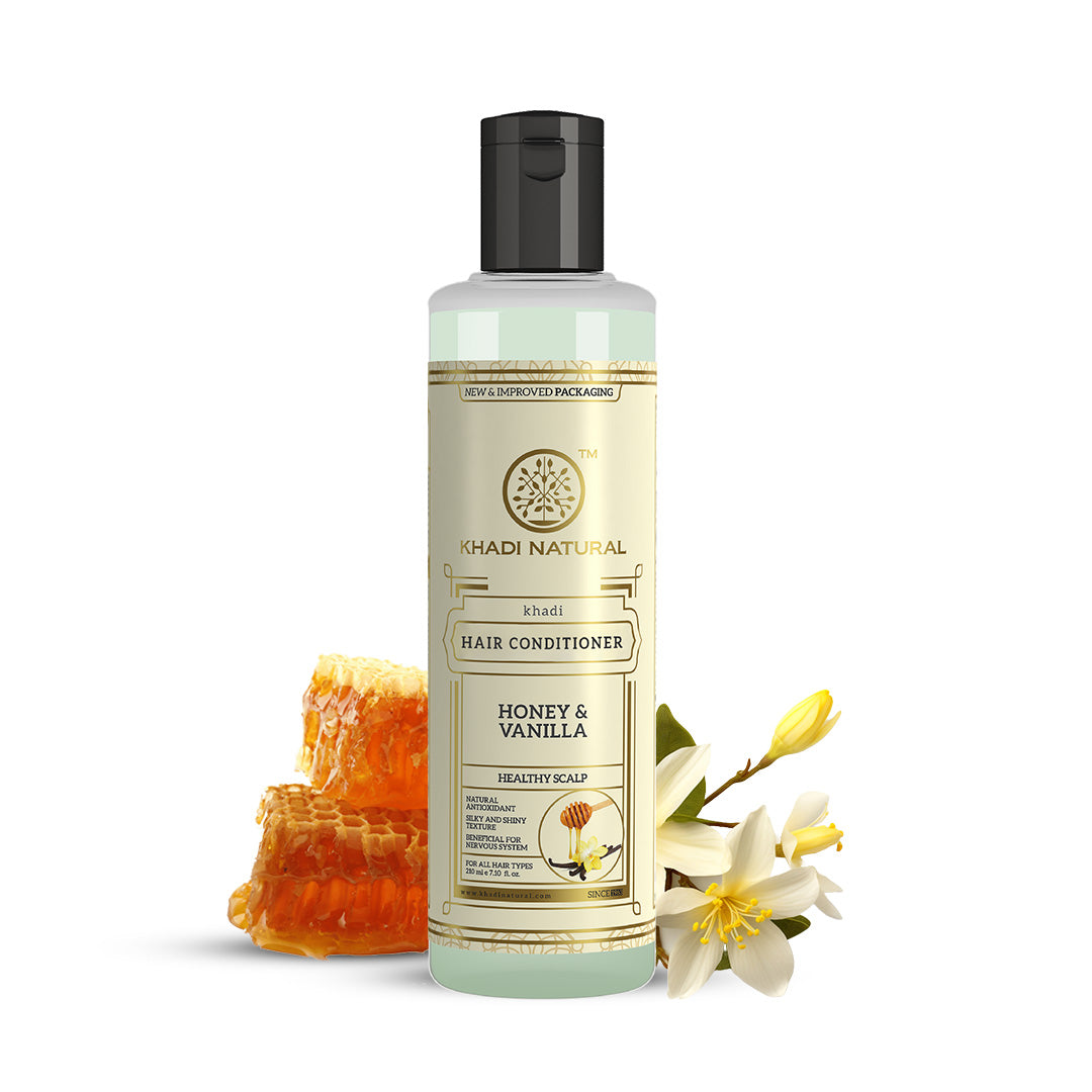 Khadi Natural Honey & Vanilla Hair Conditioner - 210ml