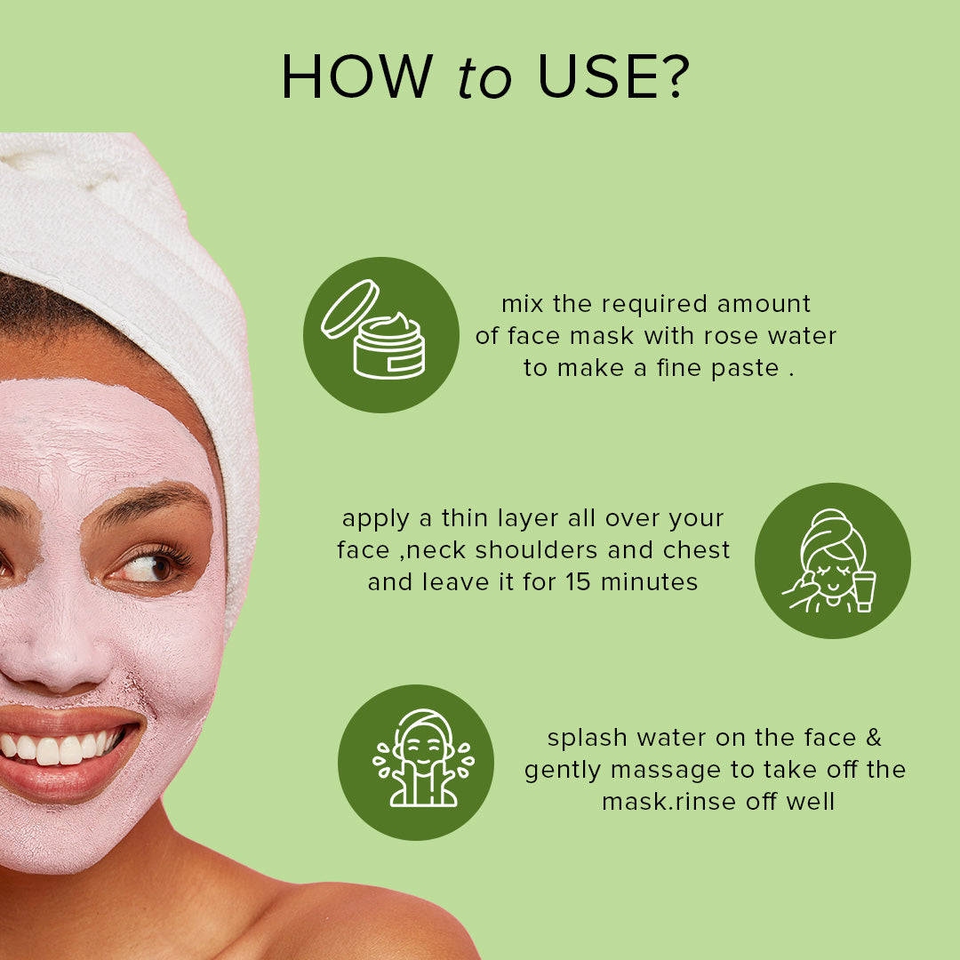 Khadi Natural Anti Wrinkle Face Mask Combo Pack Of 2 - 50gm Each Sale