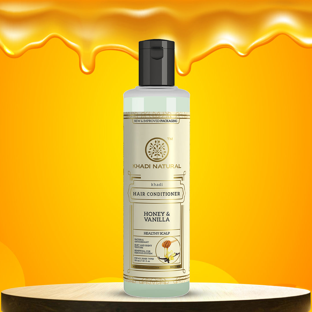 Khadi Natural Honey & Vanilla Hair Conditioner - 210ml