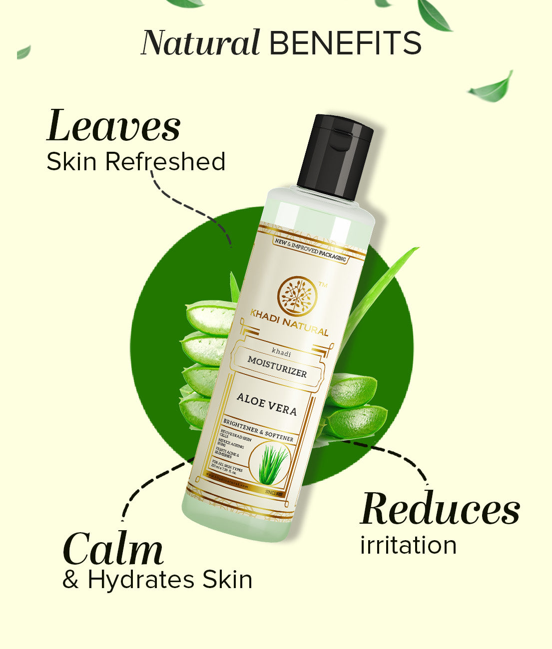 Khadi Natural Aloe Vera Moisturizer - 210ml