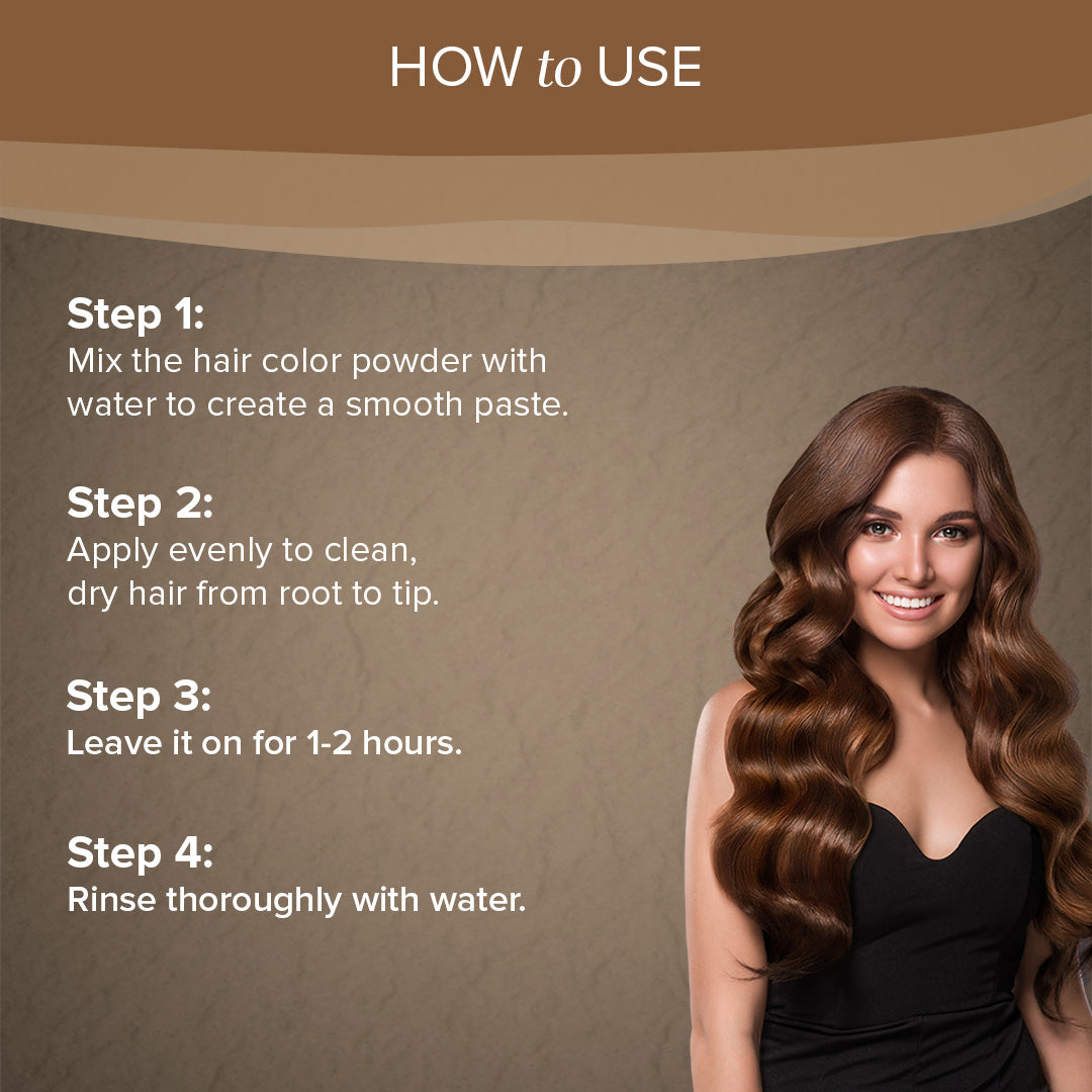 Khadi Natural Herbal Hair Colour Light Brown - 150gm