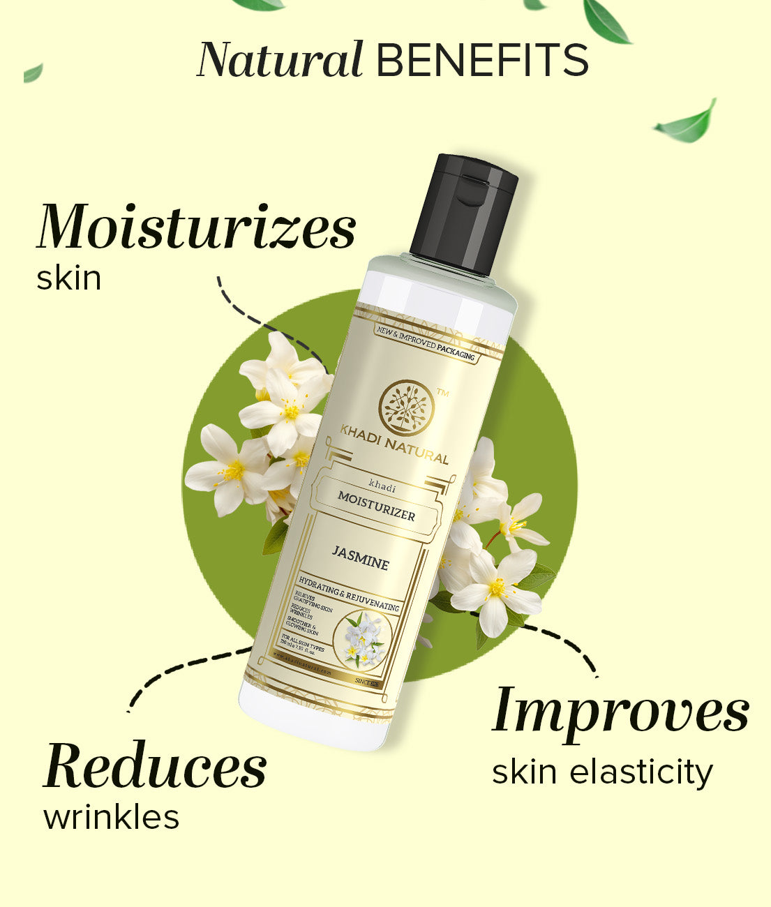 Khadi Natural Pure Jasmine Moisturizer - 210ml Sale