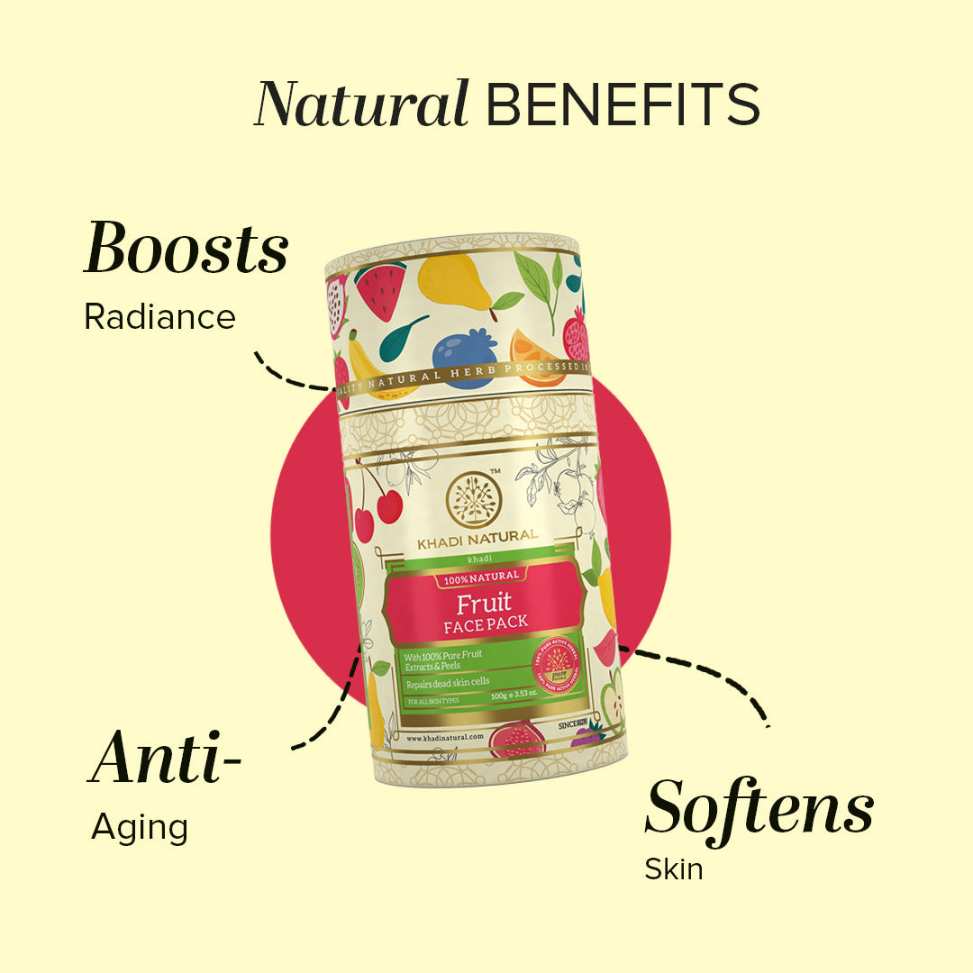 Khadi Natural Fruit Face Pack - 100gm