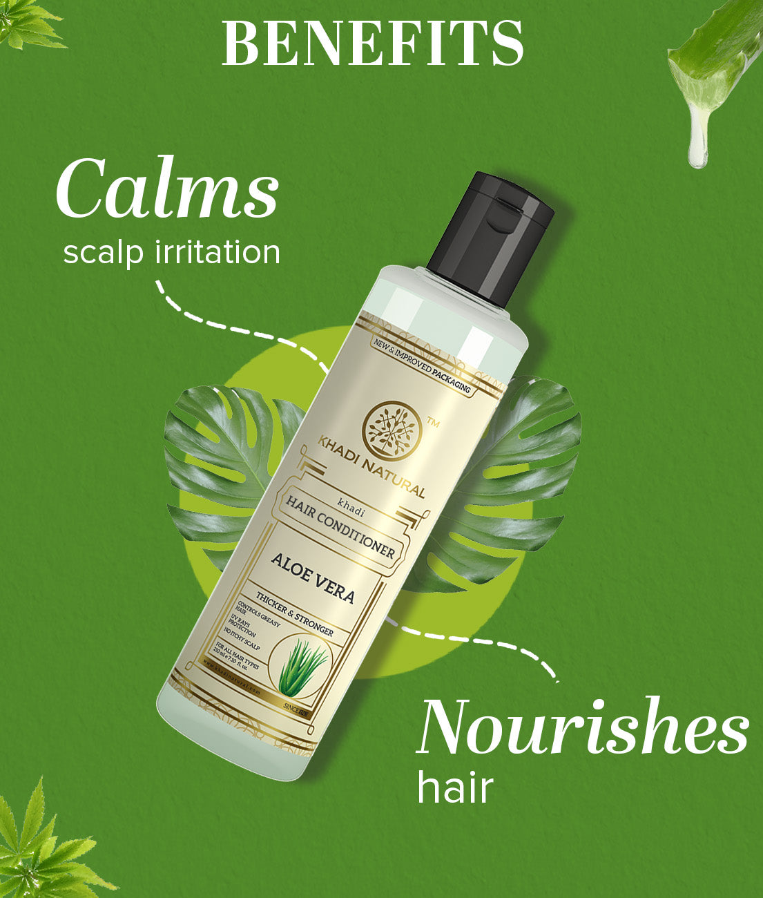 Khadi Natural Aloe Vera Hair Conditioner - 210ml Sale