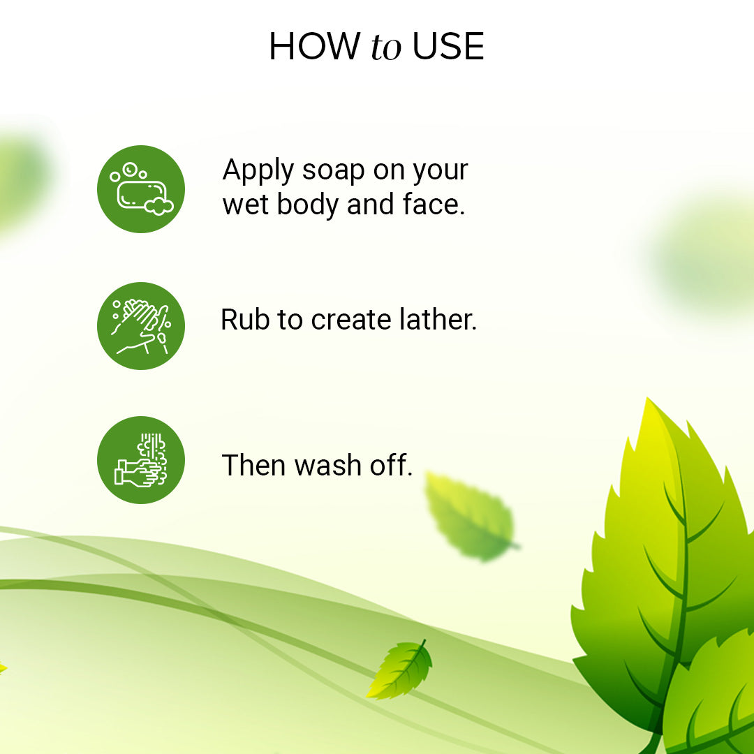 Khadi Natural Herbal Pure Neem Soap Combo Pack Of 3 – 125gm Each