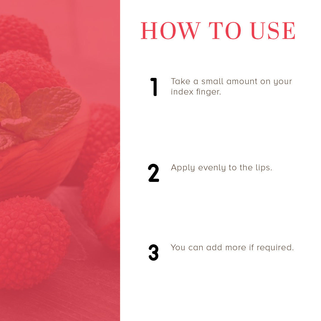 Khadi Natural Lychee Lip Balm - 5gm