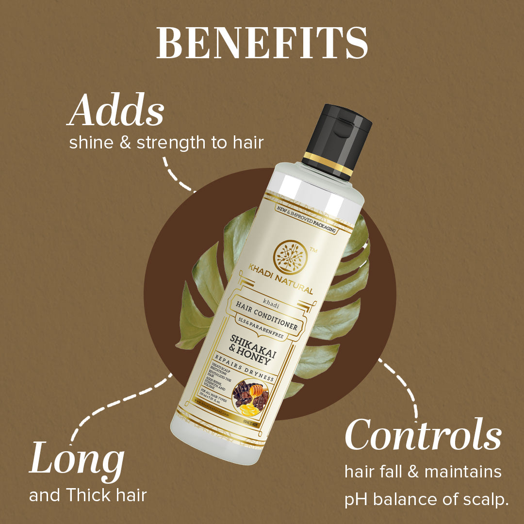 Khadi Natural Shikakai & Honey Hair Conditioner SLS Free Combo Pack Of 2 – 210ml Each Sale