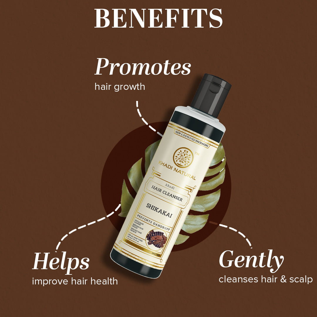 Khadi Natural Shikakai Hair Cleanser - 210ml