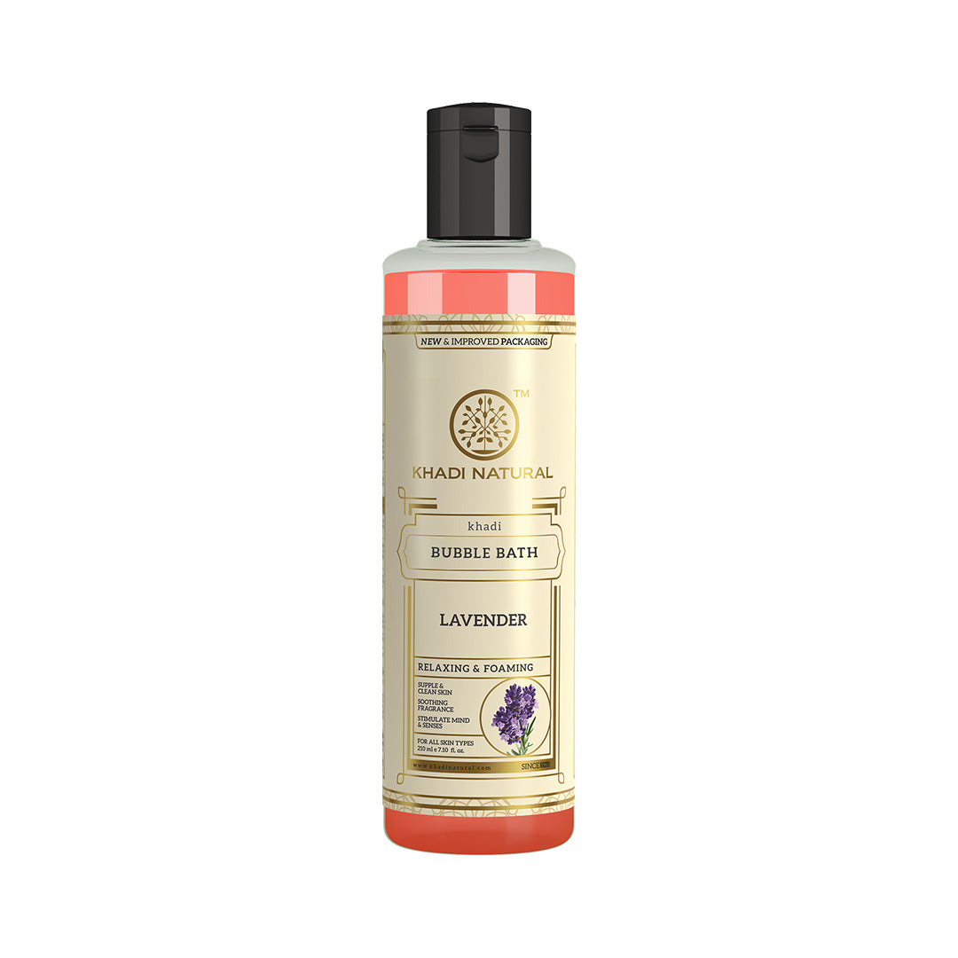 Khadi Natural Lavender Bubble Bath - 210ml Sale
