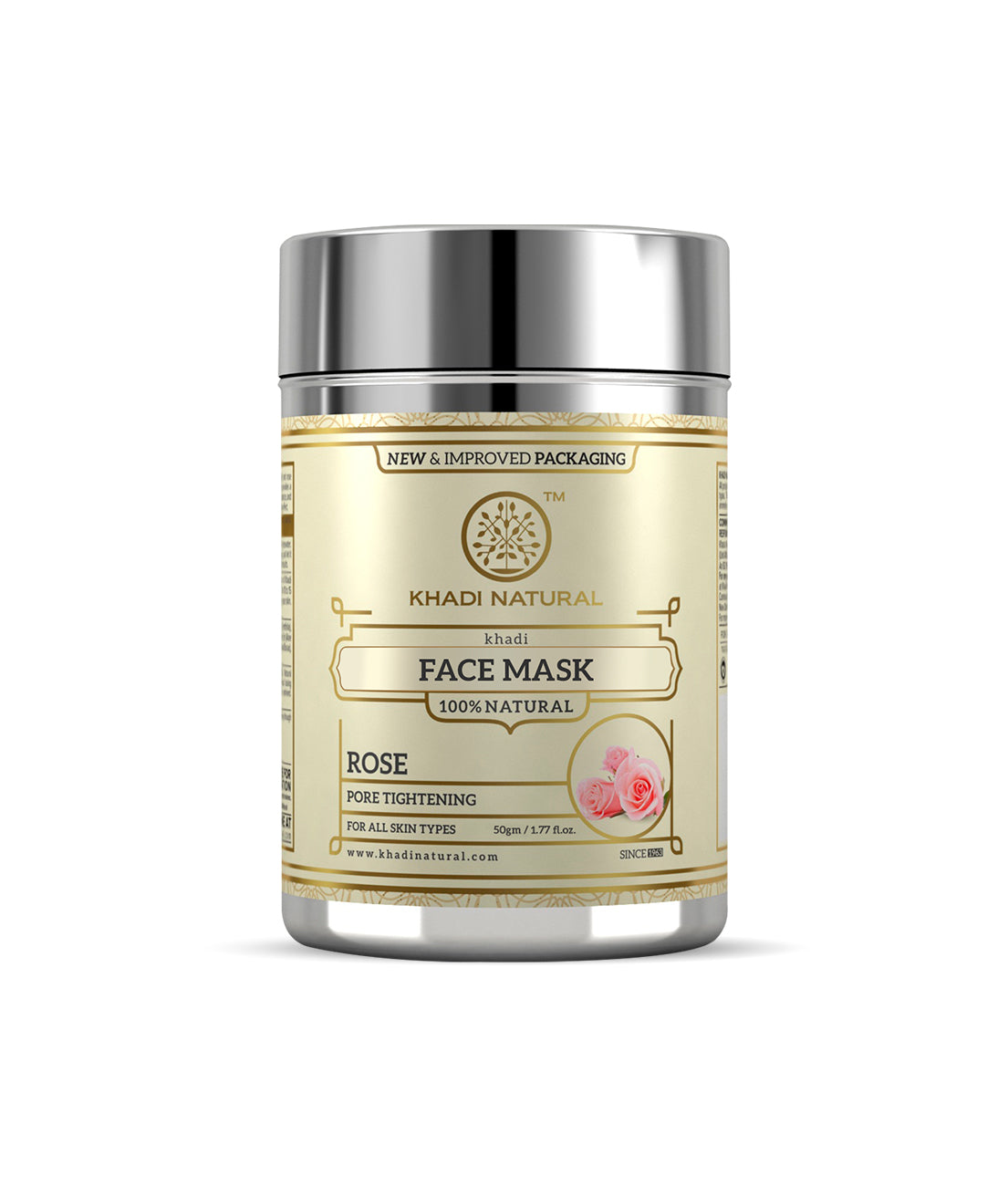 Khadi Natural Rose Face Mask - 50gm
