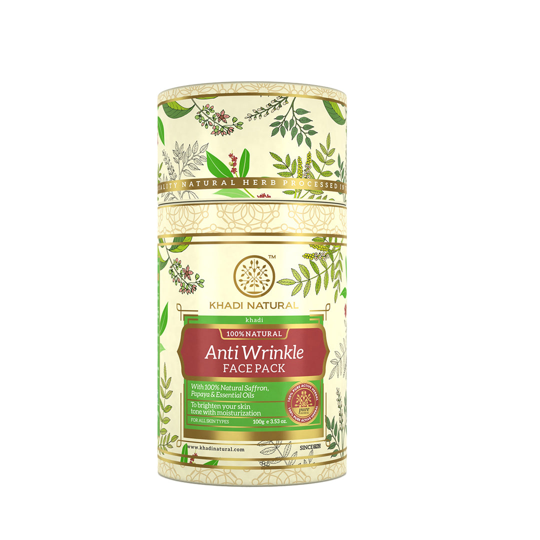 Khadi Natural Anti Wrinkle Face Pack - 50gm