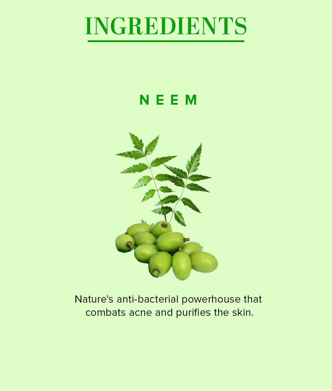 Khadi Natural Neem Face Wash SLS & Paraben Free - 100gm