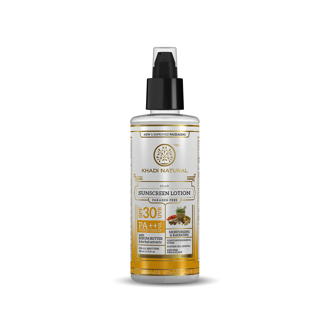 Khadi Natural Sunscreen Moisturising Lotion - SPF 30 - 100ml
