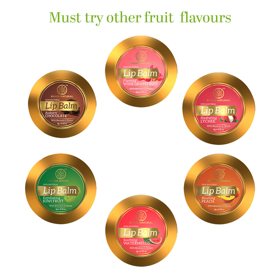 Khadi Natural Kiwi Fruit Lip Balm - 5gm