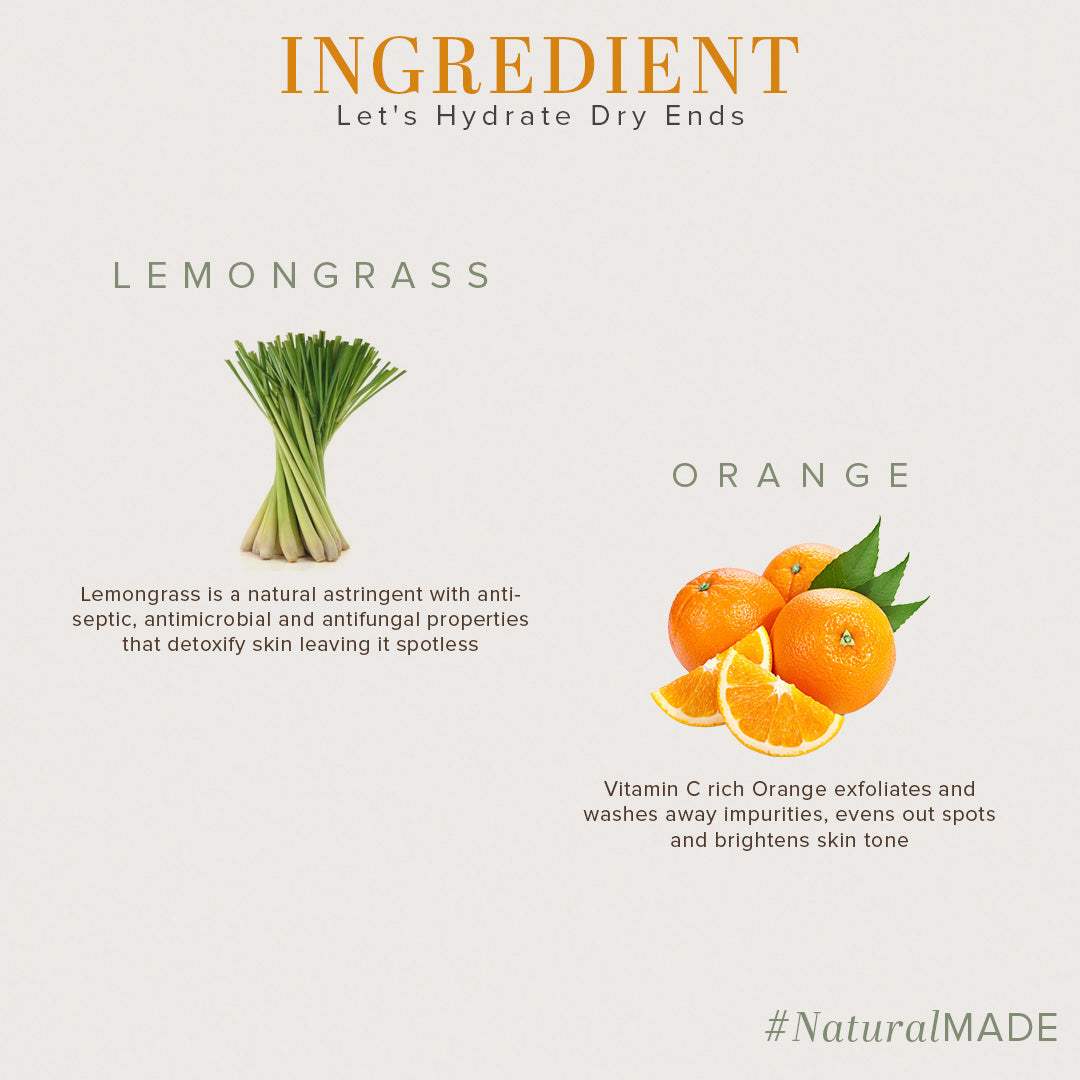 Khadi Natural Herbal Orange Lemongrass Hair Conditioner - 210ml