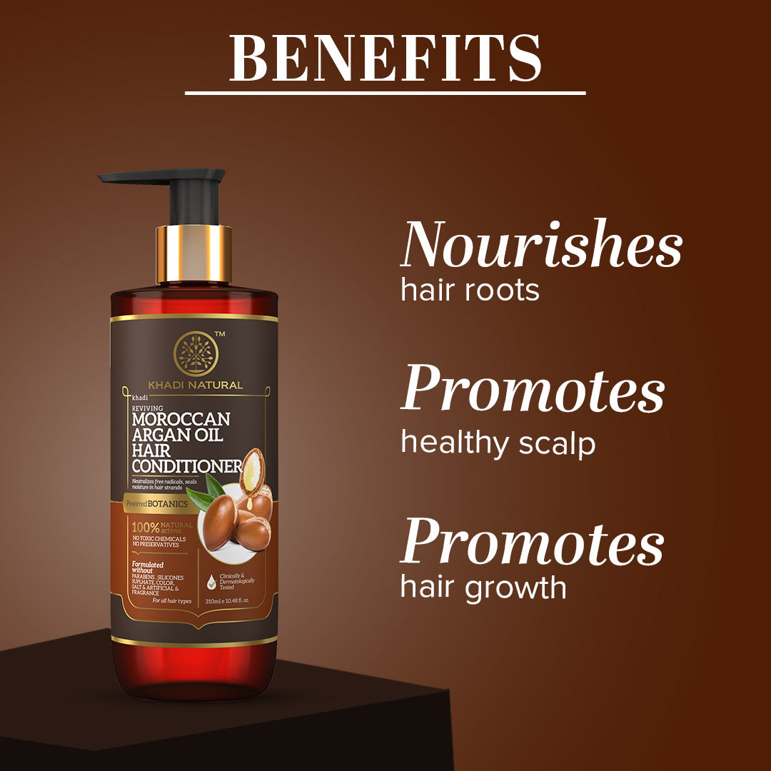 Khadi Natural Moroccan Argan Hair Conditioner - 310ml