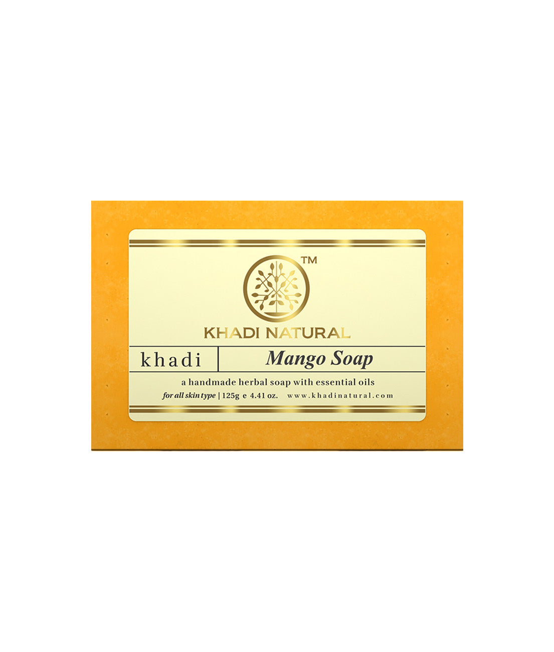 Khadi Natural Mango Soap - 125gm