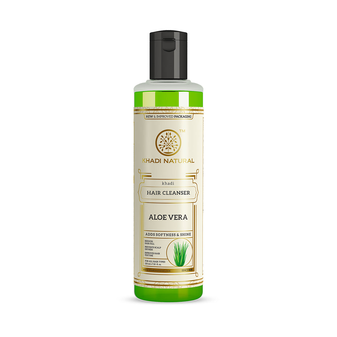 Khadi Natural Aloevera Hair Cleanser - 210ml