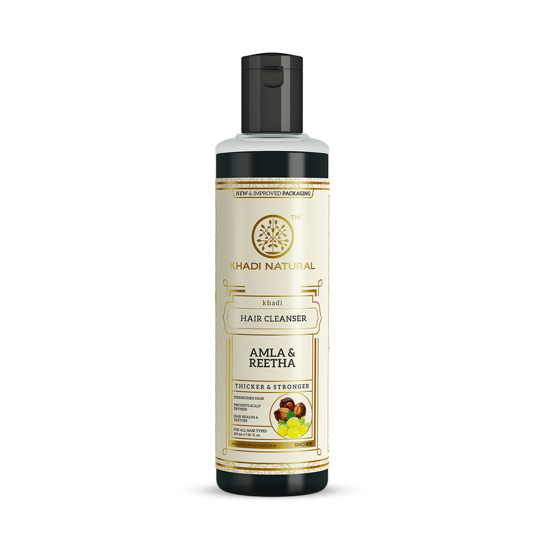 Khadi Natural Herbal Amla & Reetha Hair Cleanser - 210ml