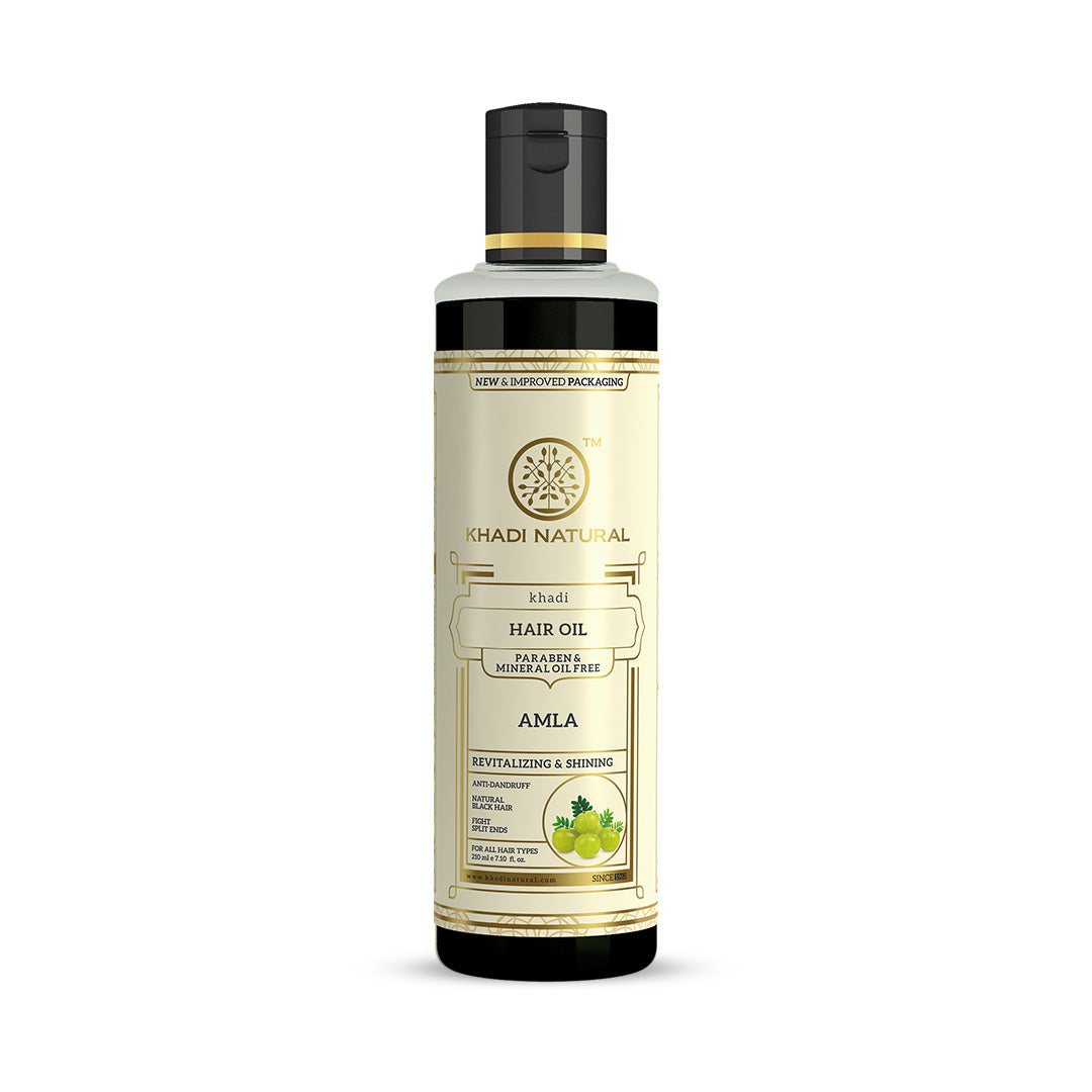 Khadi Natural Pure Amla Hair Oil Paraben & Mineral Free - 210ml