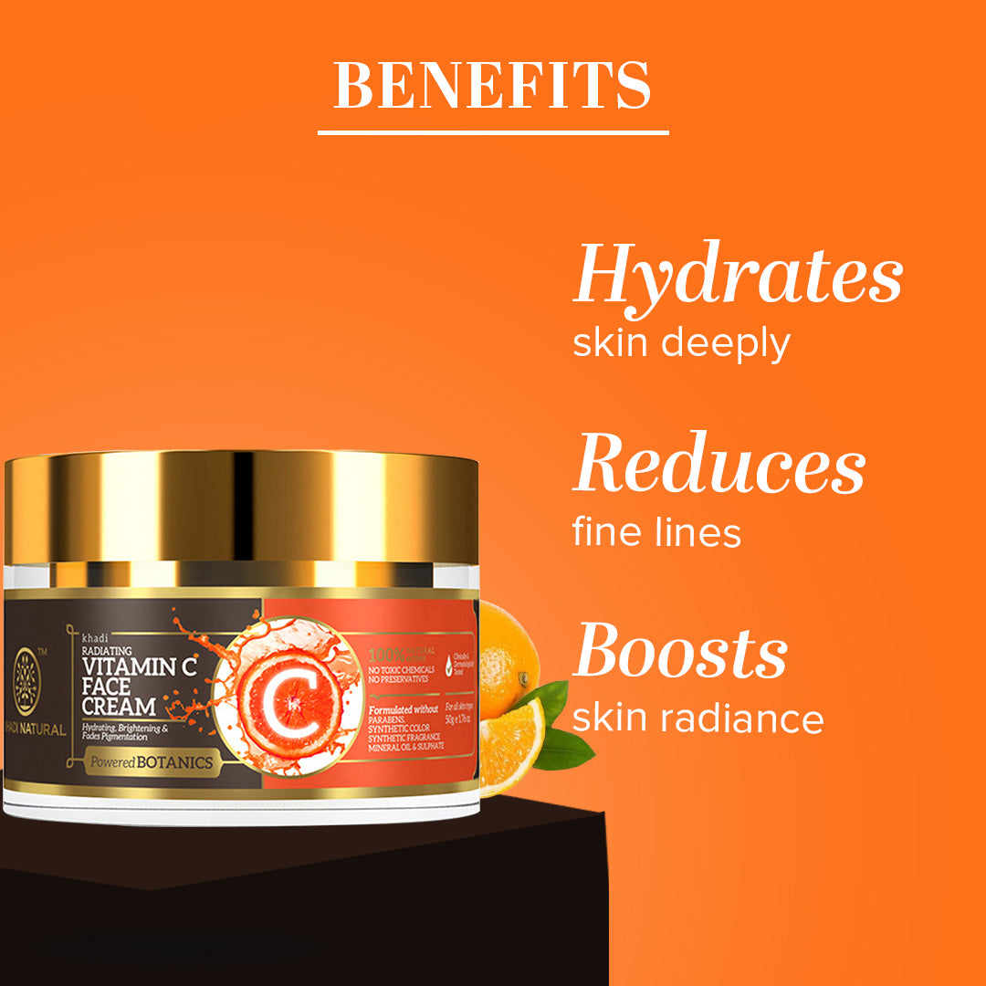 Khadi Natural Vitamin C Face Cream - 50gm