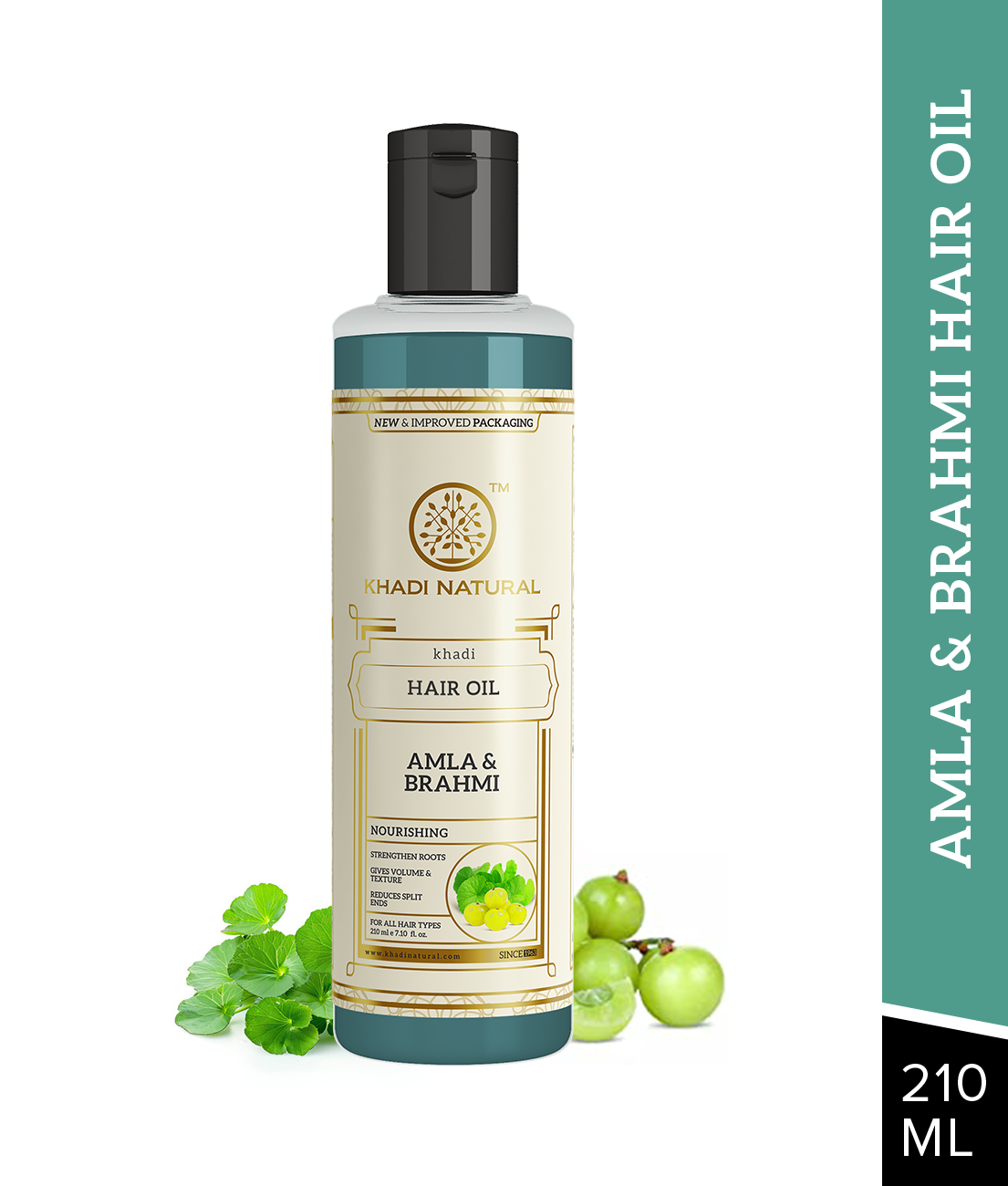 Khadi Natural Amla & Brahmi Hair Oil - 210ml
