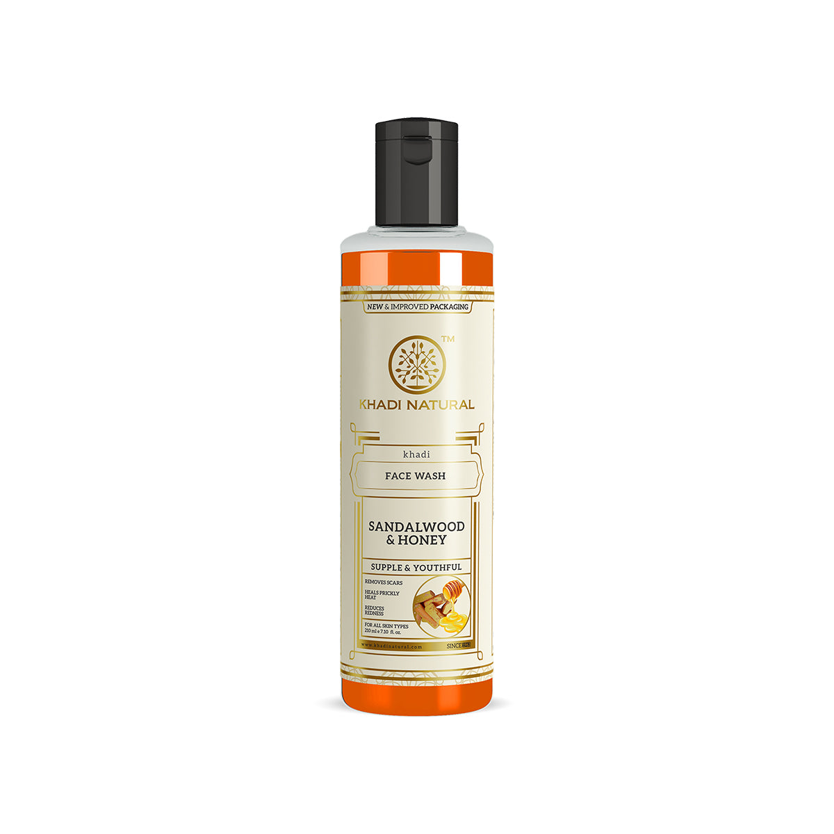 Khadi Natural Sandalwood & Honey Face Wash - 210gm