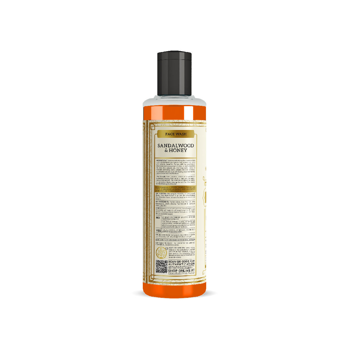 Khadi Natural Sandalwood & Honey Face Wash - 210gm