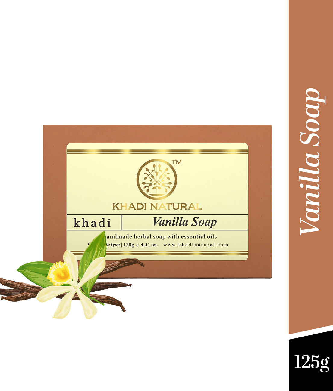 Khadi Natural Vanilla Soap - 125gm