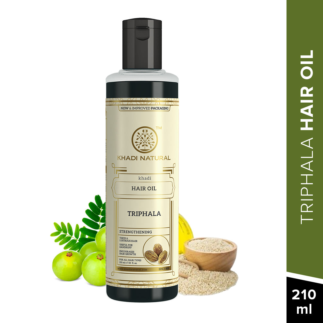 Khadi Natural Triphala Hair Oil - 210ml