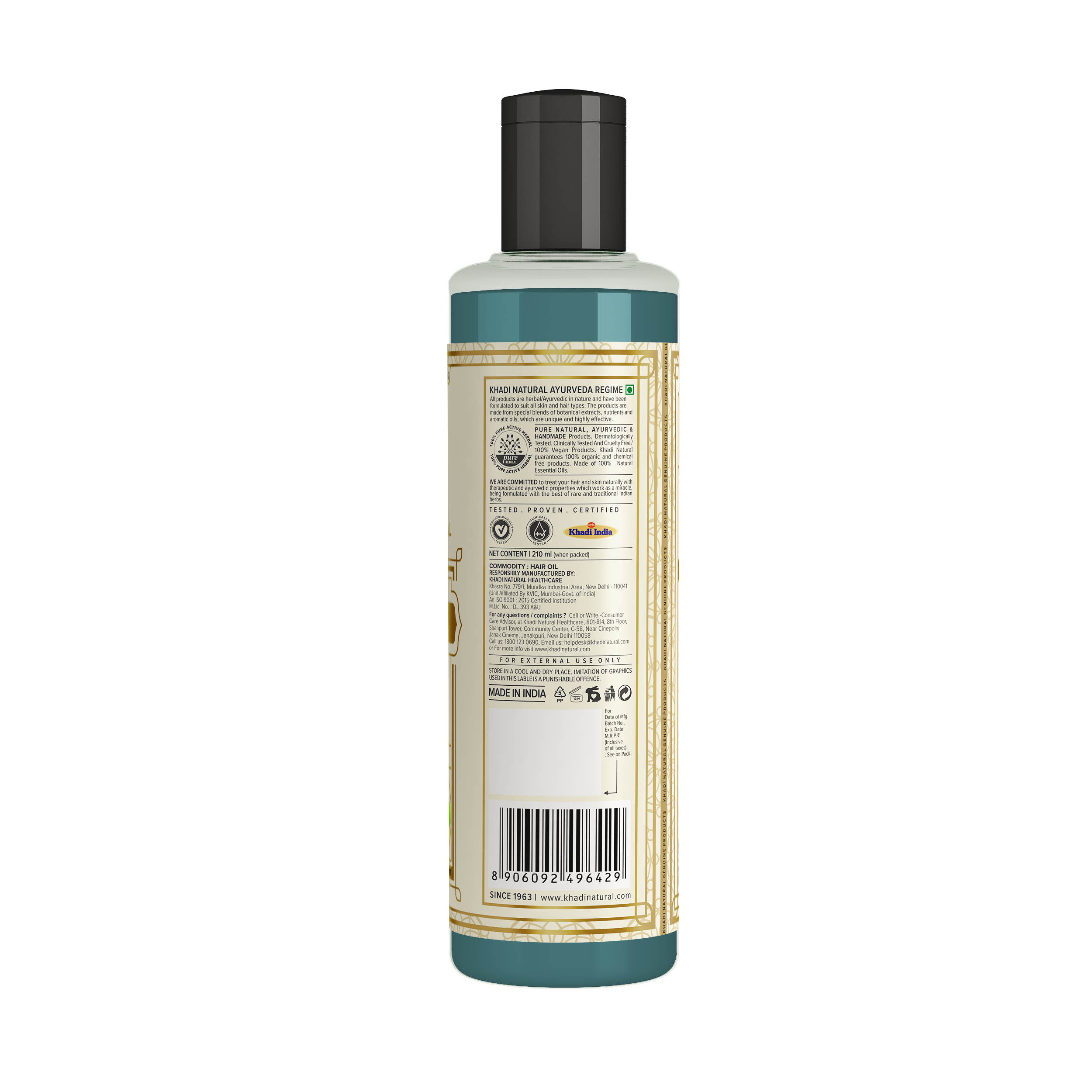 Khadi Natural Amla & Brahmi Hair Oil-210 ml