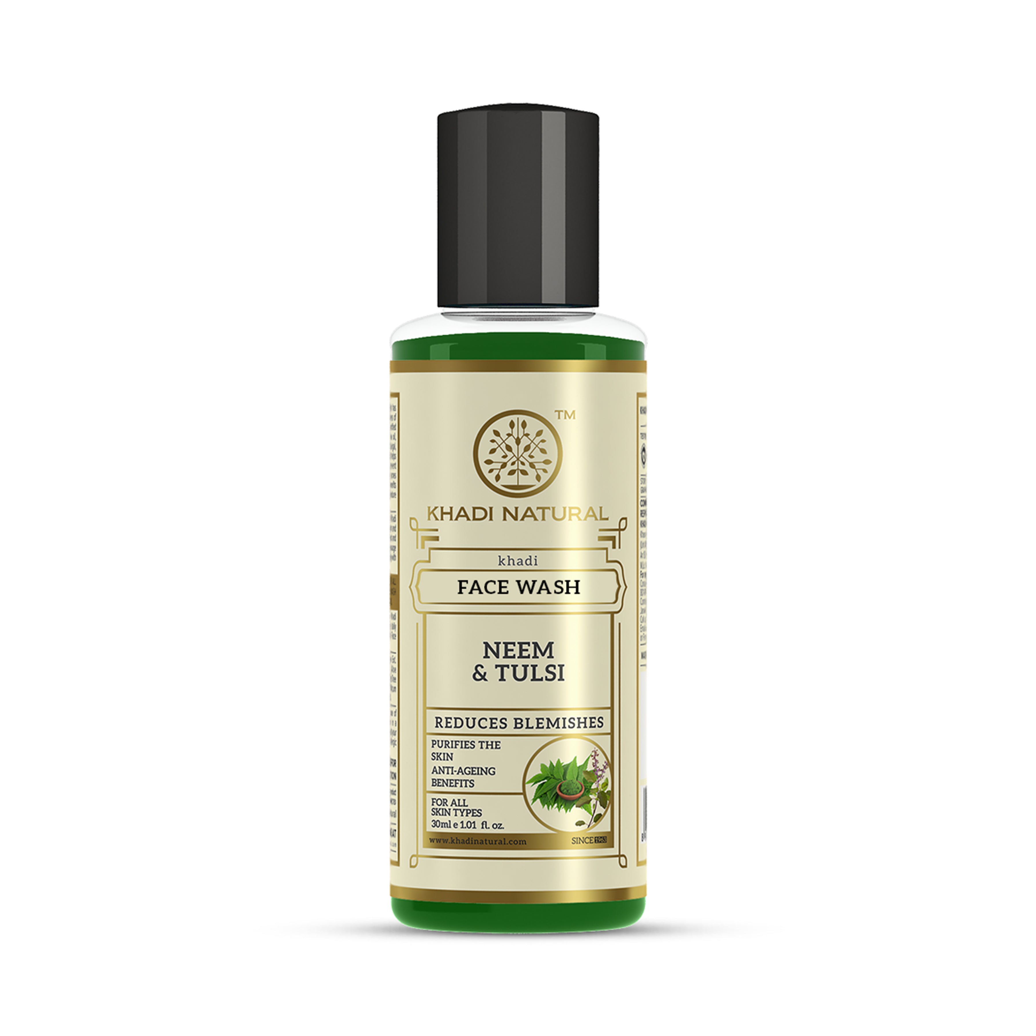 🎁 Khadi Natural Neem & Tulsi Face Wash - 30 ML