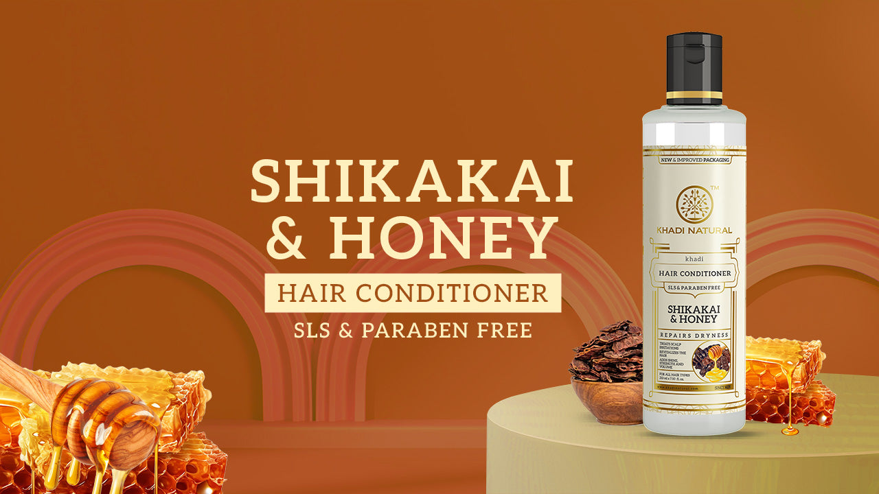 Khadi Natural Shikakai & Honey Hair Conditioner SLS & Paraben Free - 210ml
