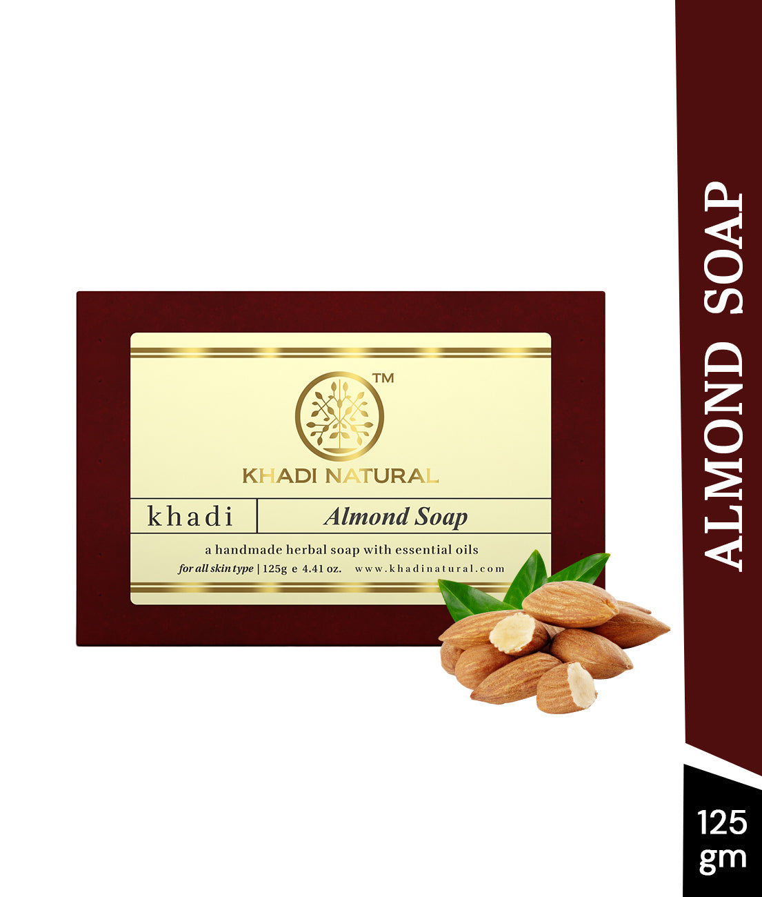 Khadi Natural Almond Soap - 125gm