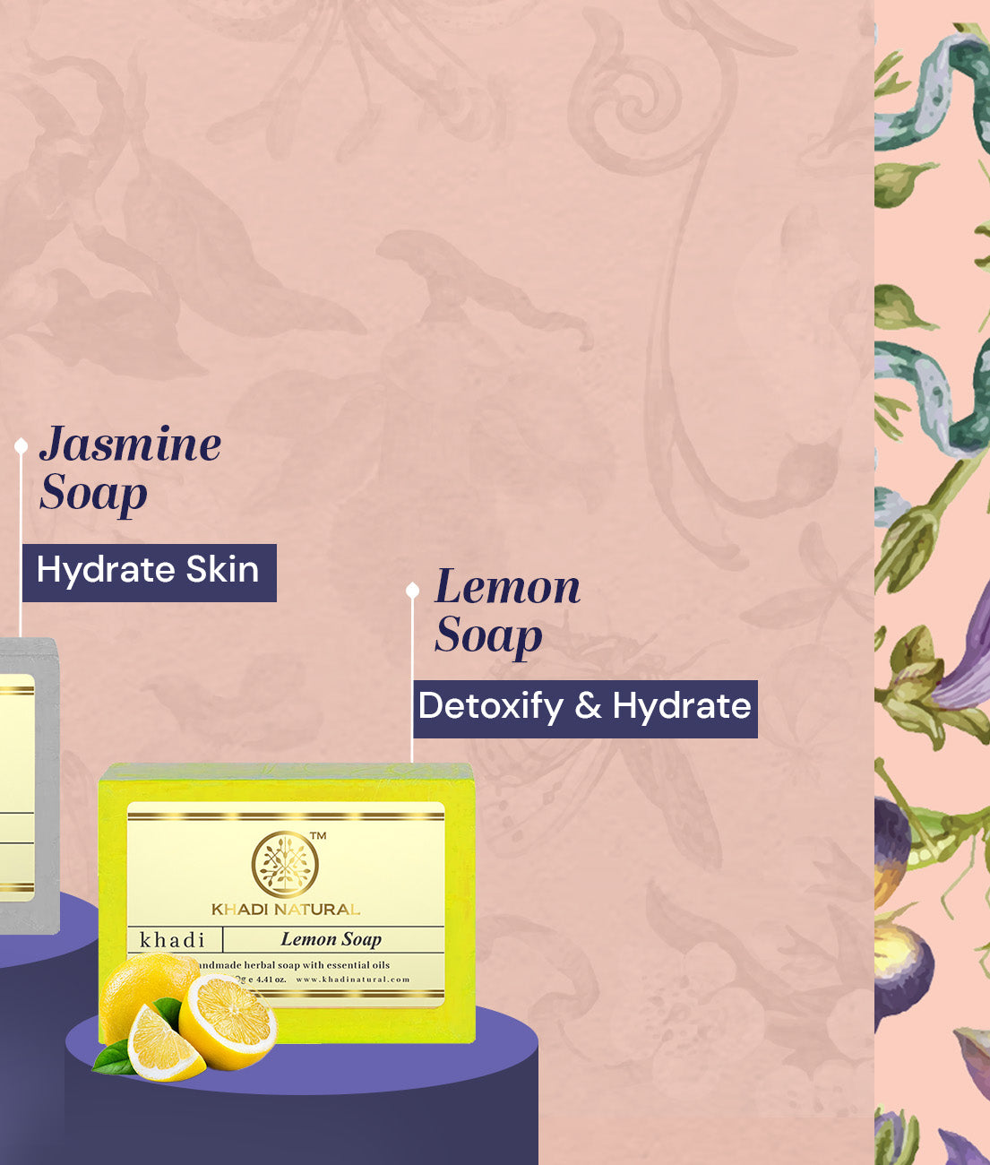 Khadi Natural Ayurvedic Soap Kit Combo Pack Of 6 – 50gm Each