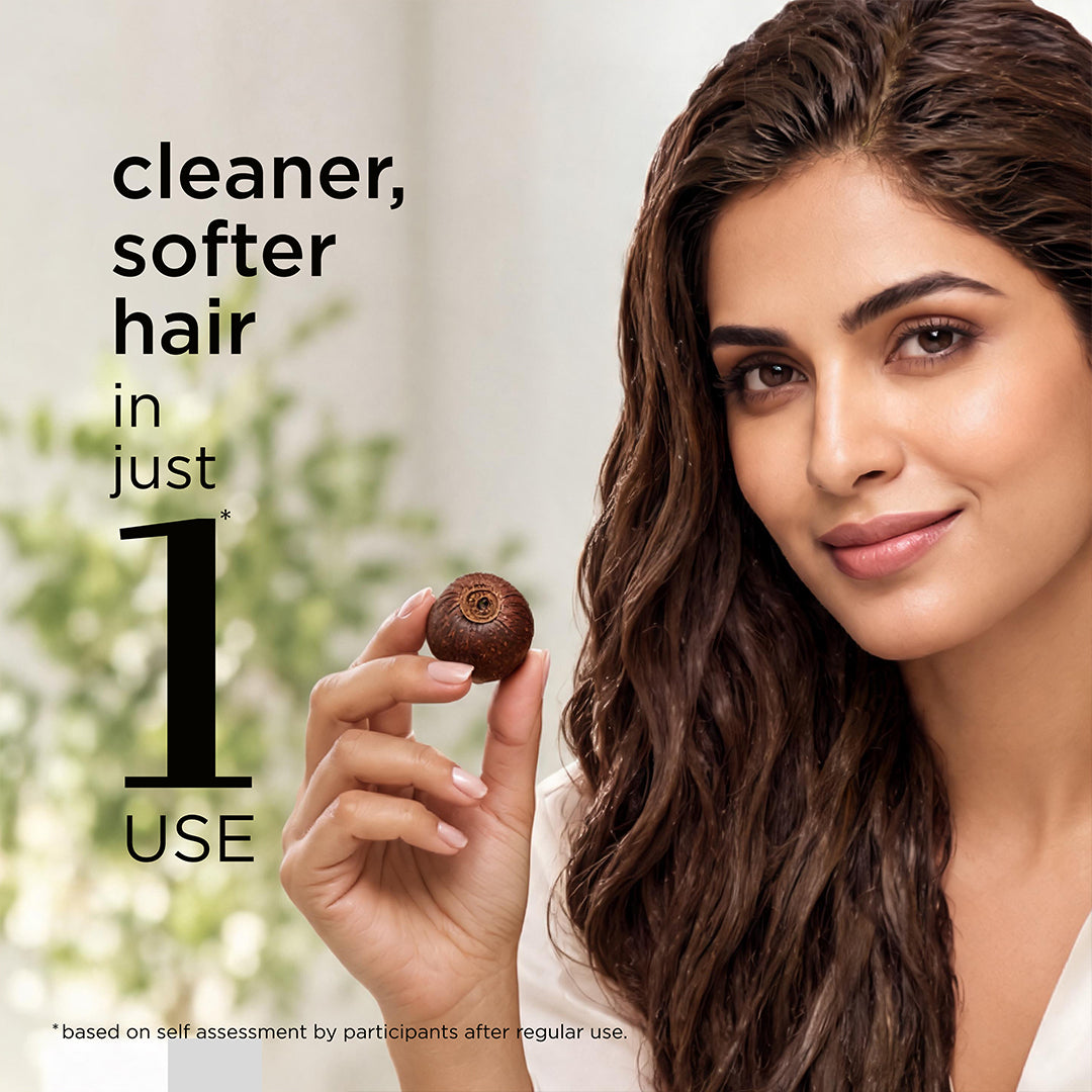 Khadi Natural Reetha Fruit Organic Powder for Hair Cleansing 75gm