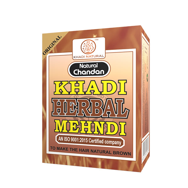 Khadi Natural Brown Mehndi for Hair - 75gm