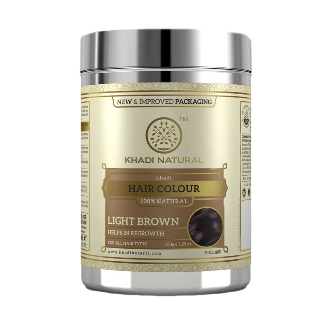 Khadi Natural Herbal Hair Colour Light Brown-150 g
